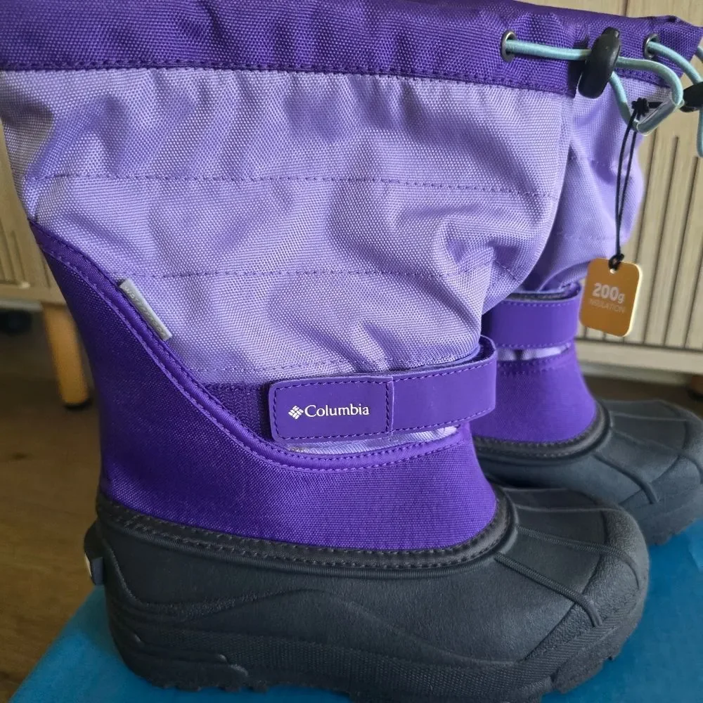 Nwt Columbia Big Kids' Powderbug Plus II Snow Boot
